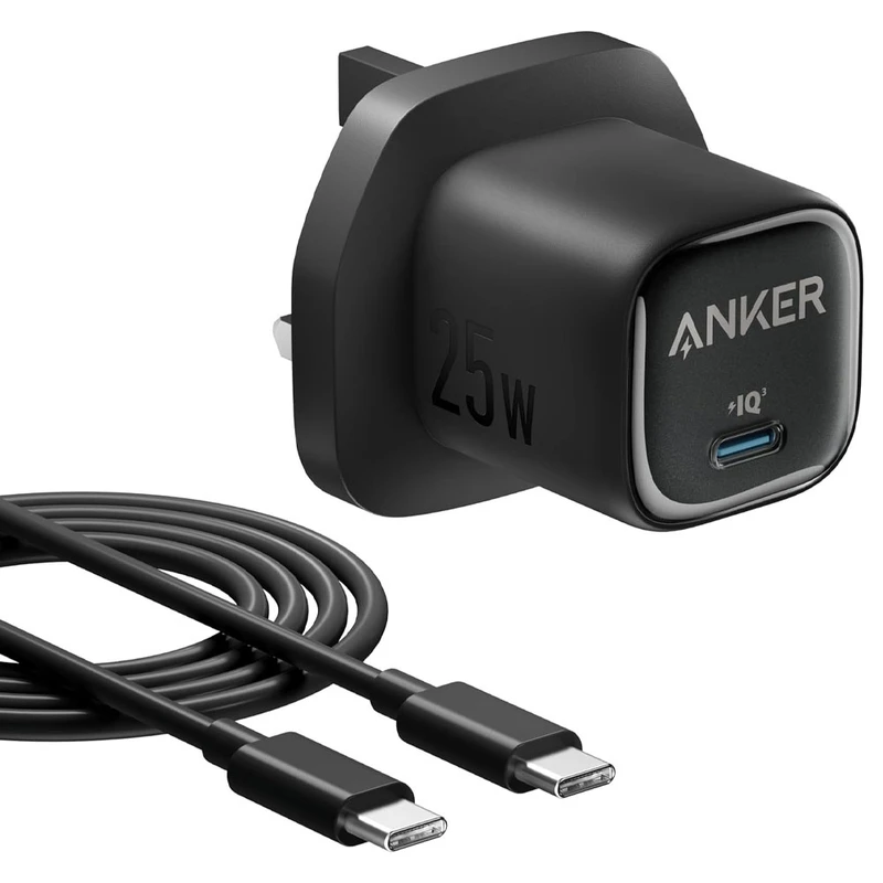 شارژر دیواری ۲۵ وات انکر به همراه کابل 1.5 متری USB-C مدل B2656