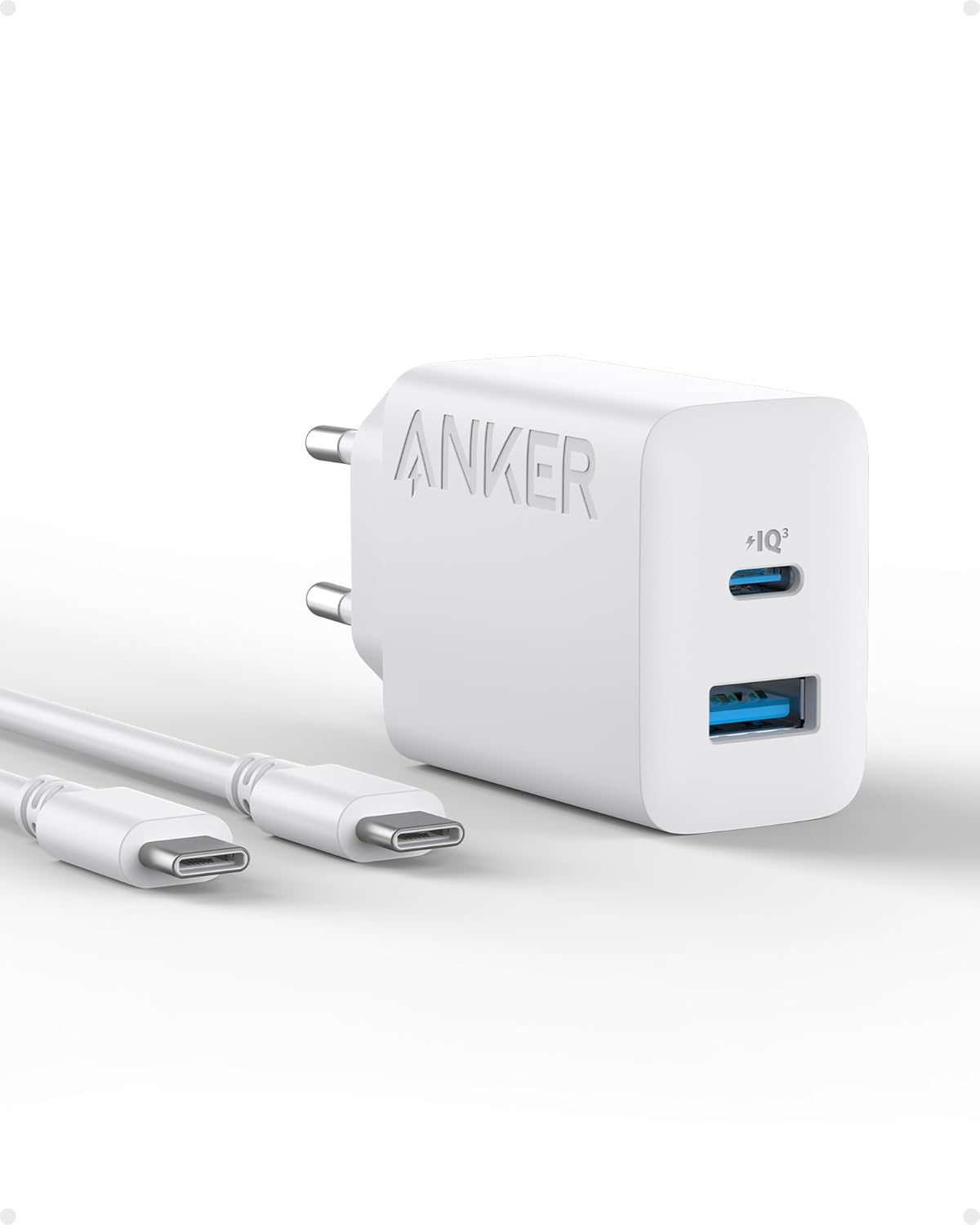 شارژر دیواری 20 وات انکر مدل B2348 به همراه کابل USB-C به طول 1.5 متر